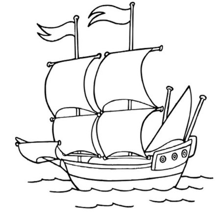 Корабли. Раскраска