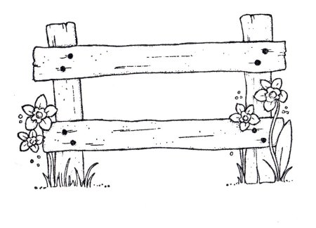 Макет забора