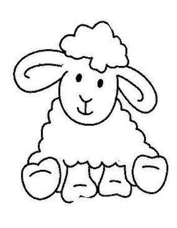 Барашек Шон раскраска