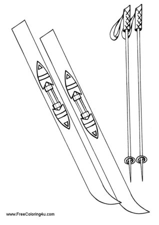 Лыжи контур