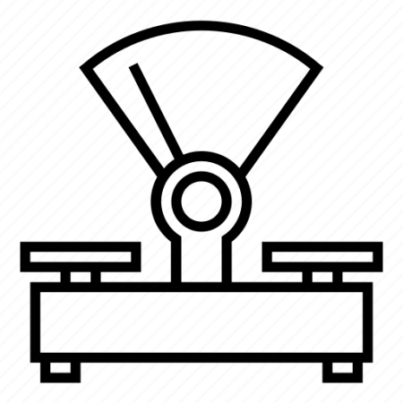 Весы магазинные иконка