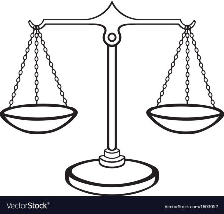 Весы раскраска