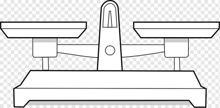 Весы схематично