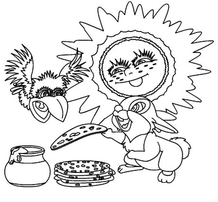 Колядки раскраска