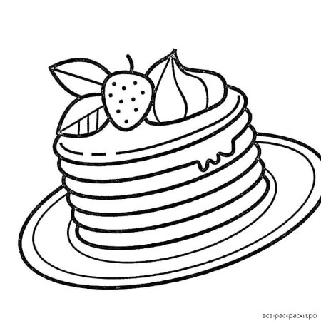 Масленица картинки раскраски