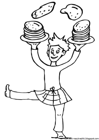 Масленица рисунок