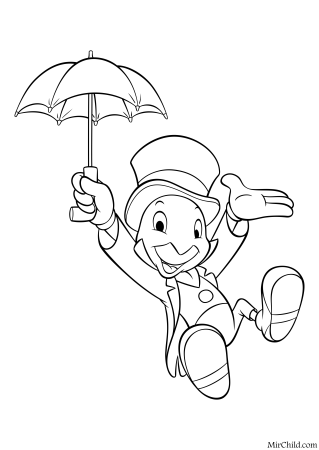 Светлячок раскраска