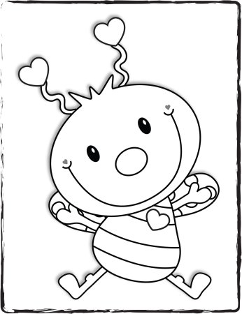 Раскраска муравей Флик