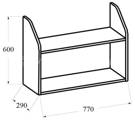 Полка подвесная Арго а-300 (77х29х60)