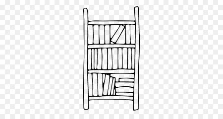 Книжная полка для раскрашивания