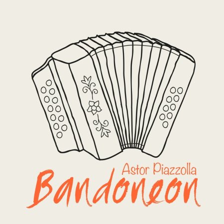 Аккордеон раскраска для детей