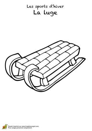 Санки рисунок