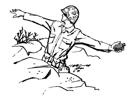 Раскраски на тему война