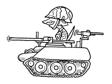 Раскраска танки т 80
