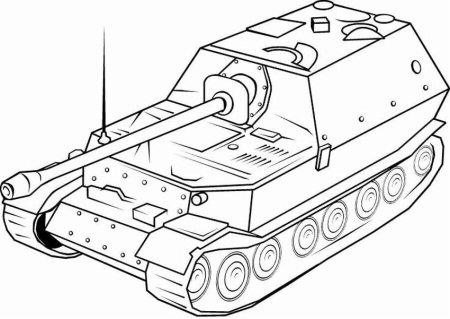 Танк т-34-85 раскраска
