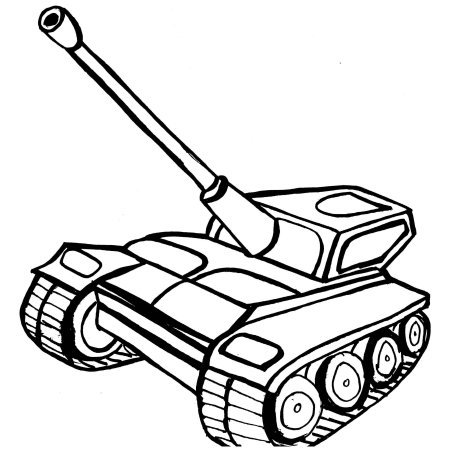 Раскраска танк