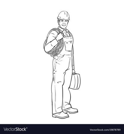 Электромонтажник на опоре