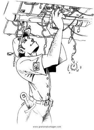 Раскраска Строитель