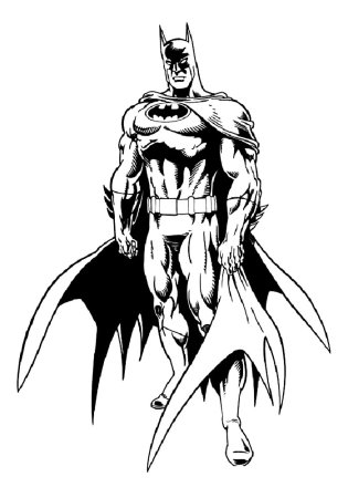 Бэтмен раскраска