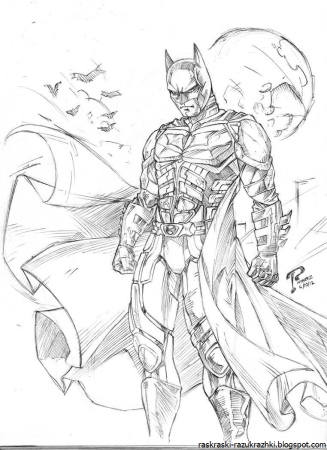 Значок Бэтмена раскраска