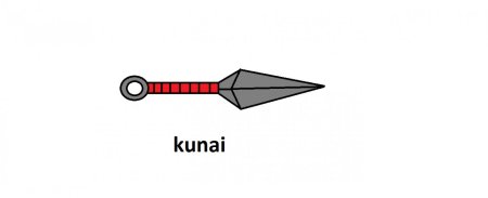 Кунай нож из СТЕНДОФФ 2