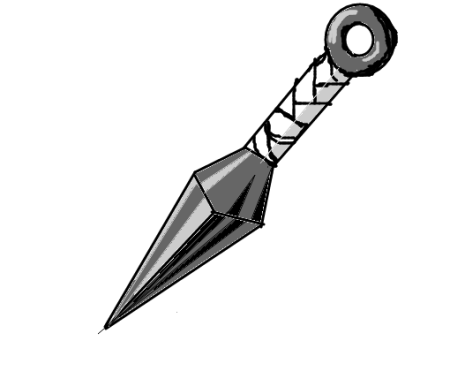 Тату нож с цветами эскиз