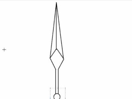 Кунай Минато чертёж