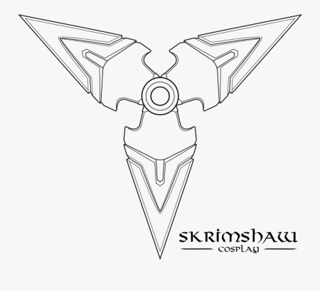 Кунай раскраска