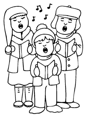 Раскраски на тему колядки