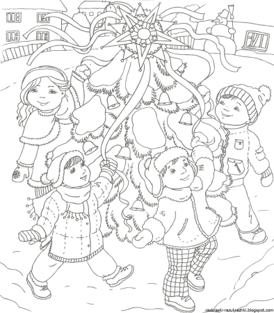 Раскраска Рождество Христово для детей Вифлеемская звезда