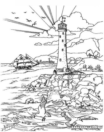 Маяк контур