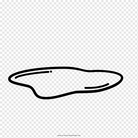 Лужа карандашом