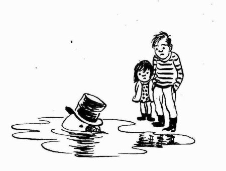 Ребенок в луже