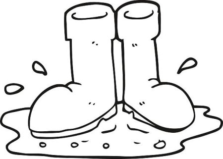 Лужа раскраска для детей