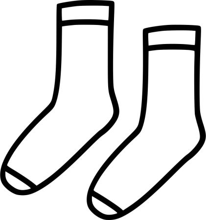 Носки для раскрашивания детям