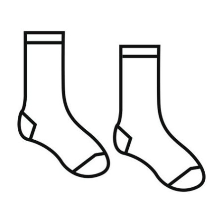 Носочки новогодние трафареты