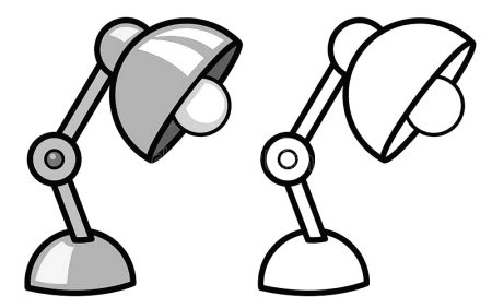 Лампа раскраска