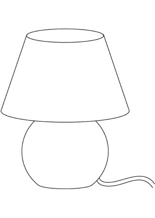 Лампочка раскраска