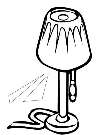 Лампа раскраска