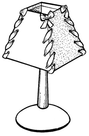 Лампа раскраска