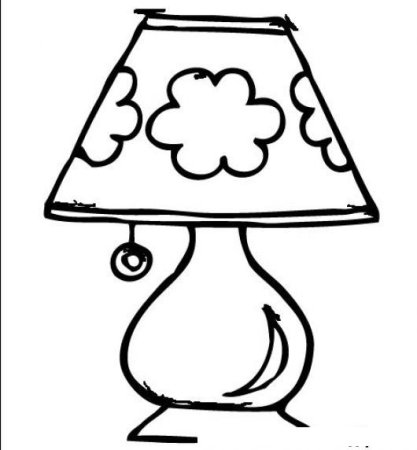 Лампочка контур