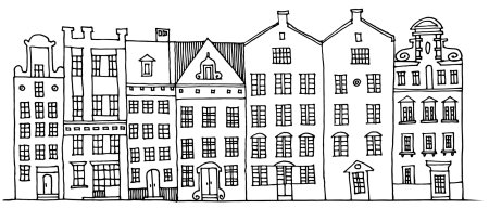 Многоэтажный дом контур