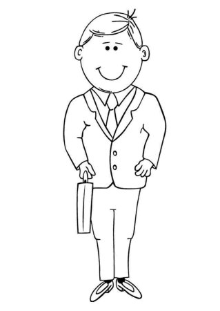 Мальчик в полный рост карандашом