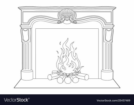 Печь раскраска