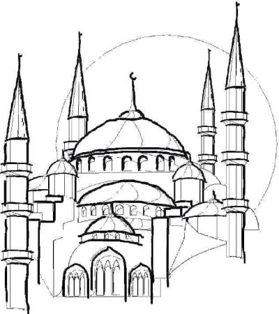 Мечеть рисунок