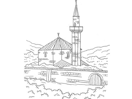 Мечеть раскраска