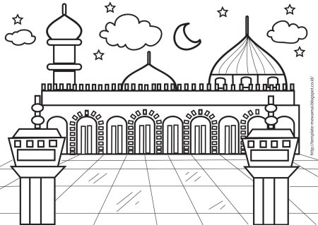 Раскраска Масджид
