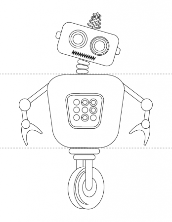 Раскраски. Роботы