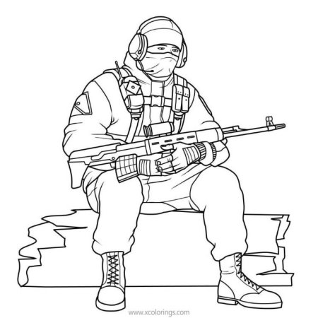 Спецназ. Раскраска
