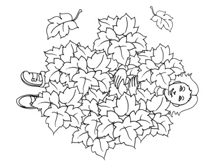 Букет полевых цветов раскраска